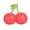 1PCS 5.5 Inch Pink A2, variant on 2026 New Twin Cherry Stress Ball Sweet Cute Fruit Stress Relief Toys for Adult, Durable PU Sensory Fidget Toys for Anxiety and Relaxation, Easter Basket Stuffer