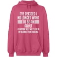 thumbnail image 2 of OXI Hoodie Sweatshirt - My Blonket For Cooling, Basic Casual Hoodie for Men's and Women Fleece Hoodie Long Sleeve - Safety Pink 3X-Large, 2 of 3