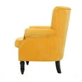 thumbnail image 6 of Spirit up Art 29" Wide Fabric Tufted Armchair in Yellow, 6 of 8