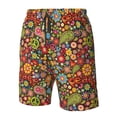 thumbnail image 5 of Naloa Hippie Peace Love Men's Beach Shorts, Surfing shorts, Swim trunks, Quick Dry Swim Trunks for Surfing Beach Fun - Large, 5 of 9