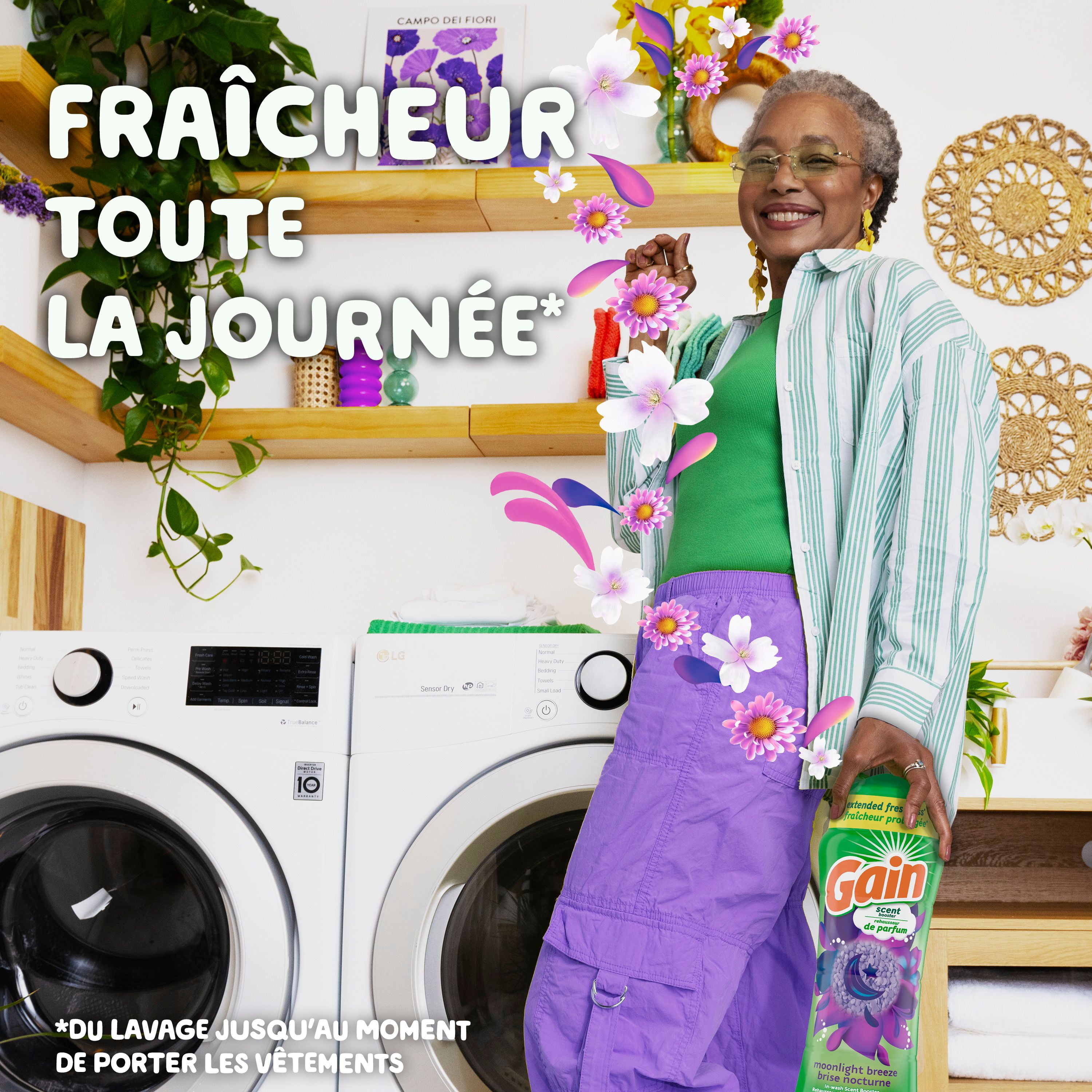 In-Wash Laundry Scent Booster, Moonlight Breeze Scent, 853G