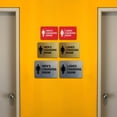 thumbnail image 3 of Signs ByLITA Classic Framed Men's Changing Room and Ladies Changing Room 2 PACK Sign (Ivory/Dark Brown) - Large, 3 of 5
