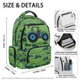 thumbnail image 5 of Psesaysky traspirante Elementary Backpack for Daily Commute School, Polyester Multi-Pocket Bookbag, Tractor Field Pattern, 5 of 9