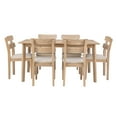 thumbnail image 3 of Powell Davini 7-Piece Dining Set, Natural, 3 of 16