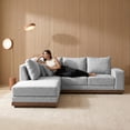 thumbnail image 2 of Sala Esquinera Izquierda Easy Living Tous Gris Claro en L tapizada con estructura de madera de pino, 2 of 6