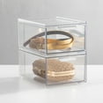 thumbnail image 3 of mDesign Countertop 2 Drawers Pantry Bin, Clear, 8 Count, 3 of 9