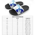 thumbnail image 2 of GZHJMY Stylish Slides for Women Men, Japanese Ltypical Landscape Large Wave Soft Flexible Slip-on Sandals Slippers, 2 of 7