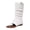 White, variant on Women's Gladiator Roman Flip Flops Sandals Low Wedge Heel Western Mid Calf Cowboy Boots Summer Beach Shoes