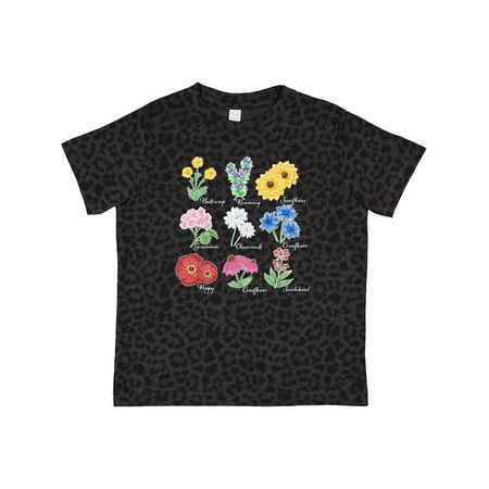

Inktastic Wild Flower Chart Gift Toddler Boy or Toddler Girl T-Shirt