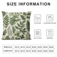 thumbnail image 5 of Qinduosi Sage Green Leaf Plant Pillow Covers Inch Set of Botanical Floral Decorative Pillow Cases Vintage Cushion Case Farmhouse Home Decor for Couch Sofa Porch Outdoor, 5 of 5