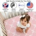 thumbnail image 3 of Sweet Jojo Designs Ballerina and Ballet Bows Girls Fitted Crib Sheets Set 2 Piece, 3 of 6