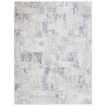 SAFAVIEH Opal Lanford Abstract Area Rug, Ivory/Grey, 5'3" x 7'6"