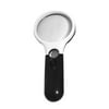 Tomshoo Handheld Magnifying Glass With 3 Led Illuminated Magnifier 3X 45X Microscope Lens Jewelry Watch Loupe Magnifier