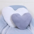 thumbnail image 5 of Soft Heart Shaped Pillows, Heart Plush Cushion, Soft Shaggy Faux Fur Room Decor Throw Pillow for Couch Bed Women Valentine's Day Xmas Gift, 1PC, 5 of 8