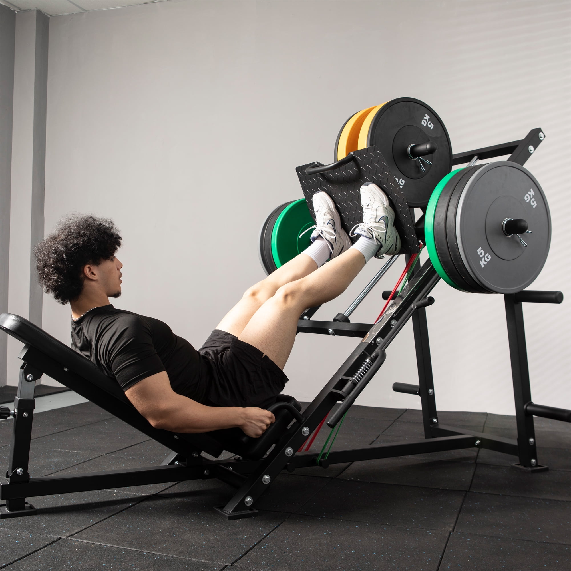 AOWINNOX Leg Press Machine - Leg Quads and Calves Workout Equipment for Home Gym