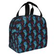 thumbnail image 2 of Honeii Blue Seahorse Print Lunch Bag Women, Lunch Box Lunch Bag for Women Adult Men, Small Leakproof Cute Lunch Tote Large Capacity Reusable, 2 of 8