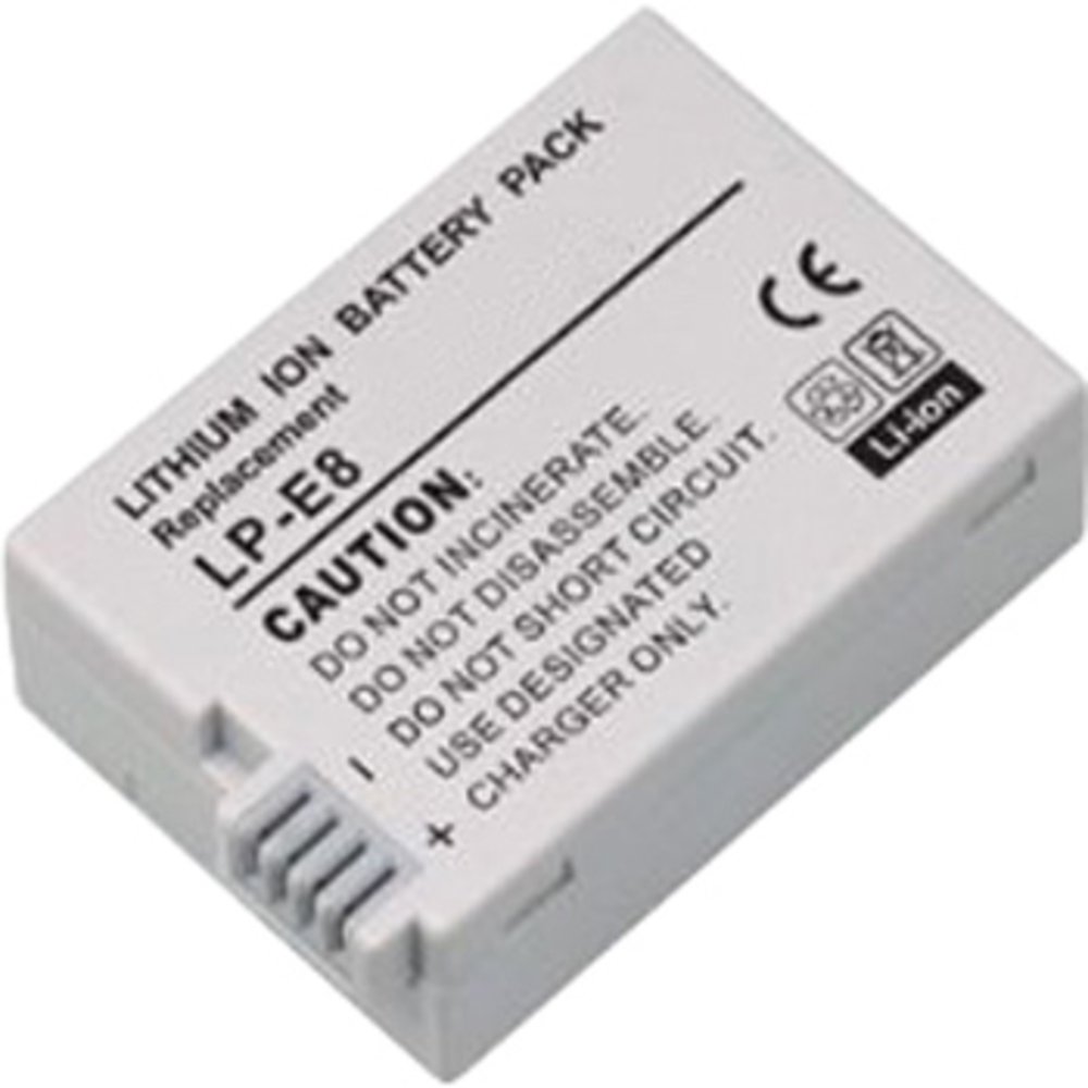 Replacement Battery For Canon LPE8 1120mAh Fits EOS 550D REBEL T2i T3i