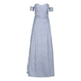 thumbnail image 4 of Gspmoly Robes pour Femmes, Mode Femme Été Ourlet Satiné Col en V Manches Courtes Robe à Paillettes Robes de Vacances pour Femmes jusqu'à 65 % de Rabais, 4 of 6