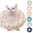 thumbnail image 1 of shenmeida Cat Cervical Cute Cartoon Cat Recovery Collar for Cat Wound Healing Protective Pet Cone After Surgery Elizabethan Collars for Kitten and Small Dogs, 1 of 7