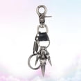 thumbnail image 2 of Personalized Eagle Claw Keychains Punk Retro Lovers Keyring Handbag Decor Pendant Gifts Black, 2 of 9