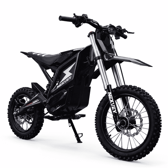 Nexvey Flash Electric Dirt Bike, 4000W Peak, 48V 22.5AH Battery, 35MPH, 35Mi Range, Wheelie Assist, Dual Suspension & Brakes, off Road Ebike for Teens 13 