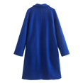 thumbnail image 3 of Frwazo Women's Solid Color Long Coat Cardigan Hoodless Casual Warm Jacket Loose Top Great Gifts for Less, 3 of 3