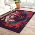 thumbnail image 2 of Bear Rug 6x9 Area Rugs for Bedroom Living Room, Wildlife Area Rug, Wild Animal Carpet Machine Washable Non-Slip Large Rug, Soft Low Pile Area Rug, Indoor Decorative Rug d&ip132, 2 of 6