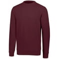 thumbnail image 2 of Augusta M 60/40 Fleece Crewneck Sweatshirt Maroon 5416, 2 of 2