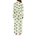 thumbnail image 3 of joogoo Pajamas Set for Women Cute Palm Tree Long Sleeve Pjs Loungewear XL, 3 of 7