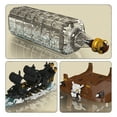 thumbnail image 7 of Mould King 10065 Pirate Ship Building Block Ship in a Bottle Toys Black Pearl Pirate Ship Model, 7 of 7
