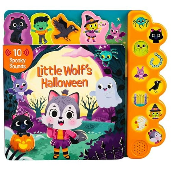 Pre-Owned Little Wolf's Halloween (10-Button Sound Books), 9781667209401, 166720940X, Paperback,