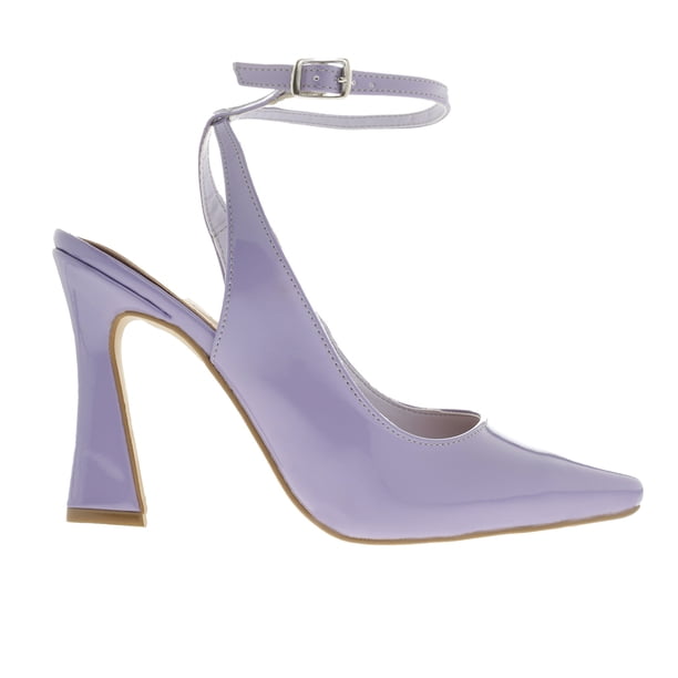 Zapatillas Paulina color lila charol con hebilla 23.5 Dorothy Gaynor Zapatillas Paulina color lila charol con hebilla 23.5