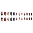 thumbnail image 1 of DHARMONAL Independence Day Finished Nail Patch Five Manned Star Long Clear on Nails on Coffin Nails Reusable Nails Forms on Nails Coffin Medium Length Coffin Shaped Nail Tips Clear, 1 of 5