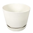 thumbnail image 1 of Maceta 30cm Moderna Minimalista Interior Exterior con Plato blanco Elly Decor MCA01WH-30CMCPLT, 1 of 7