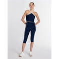 thumbnail image 3 of Athletic Works Women's and Women's Plus ButterCore Compression Capris, Sizes XS-4X, 3 of 7