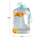 thumbnail image 2 of Botella de agua que garantiza que bebas suficiente agua diariamente para hacer ejercicio, en el gimnasio y al aire libre, 2 of 5