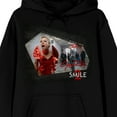 thumbnail image 2 of Smile 2 Screenshot & Title Text Adult Black Long Sleeve Hooded Sweatshirt
-Small, 2 of 4