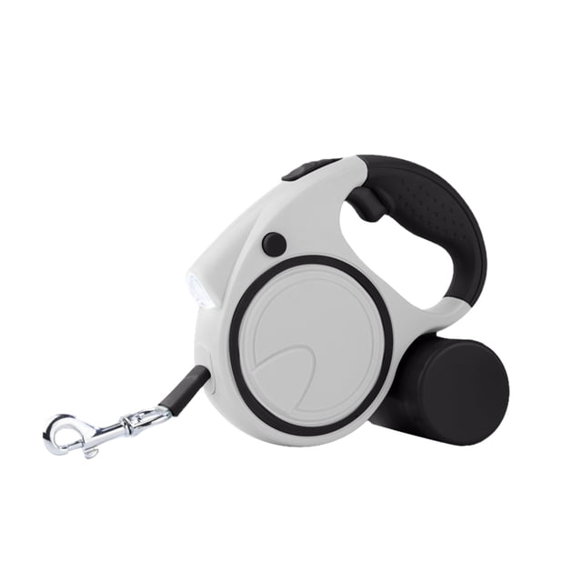 Hearth & Gear 16ft Retractable Dog Leash With Light And Dog Poop Bag Dispenser Retractable Dog Leash Training Walking Leash Upgraded Locking System Non Handle Small Dog Leash Strong Dog Leashes