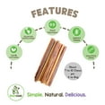 thumbnail image 2 of Nature Gnaws Small Bully Sticks, Natural Dog Chew Treats 4-6" (6oz), 2 of 6