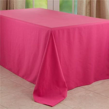 

Saro 321.FU90156B 90 x 156 in. Casual Design Everyday Oblong Tablecloth Fuchsia