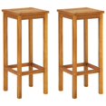 thumbnail image 6 of vidaXL 3 Piece Balcony Bar Set Solid Acacia Wood, 6 of 13