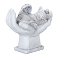 thumbnail image 4 of Statue Commémorative pour Animaux, Statue d'Ange Chien Chat en Résine Pierre Commémorative pour Chien Marqueurs de Tombe pour Jardin, 4 of 7