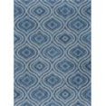 thumbnail image 3 of 8x10 Water Resistant, Large Indoor Outdoor Rugs for Patios, Front Door Entry, Entryway, Deck, Porch, Balcony | Outside Area Rug for Patio | Indigo, Geometric | Size: 7'10'' x 10'3'', 3 of 8