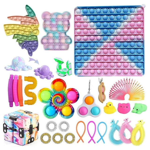 Juguete sensorial Push Bubble Fidget para aliviar el estrés del autismo