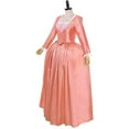 thumbnail image 3 of Revolutionary-Era Inspired Gown - Elegant Historical Costume Dress for Women, 3 of 8