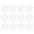 thumbnail image 1 of Shisuyan 12pcs Reptile Box Climbing Pet Feeding Container Transparent Breeding Box, 1 of 9