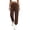 Brown, variant on Cmfcve Cargo Pants for Women Lightweight Hiking Pants High Waist Drawstring Casual Joggers with Pockets