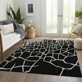 thumbnail image 3 of Dalyn Rugs Premium Machine Washable Mayfield AMF1049 Black 5' x 7'6" Rug, 3 of 7