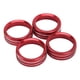 thumbnail image 3 of 4 piezas Anillo de interruptor de CA Aleación de aluminio Elegante Cubierta de botón de consola central a prueba de óxido Reemplazo para Tacoma 2016-2022 Rojo, 3 of 10