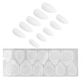 thumbnail image 2 of Garosa Full Cover False Nails Tips, Oval Press On Nails ABS Coffin Fake Nails For Home For Salons, 2 of 8